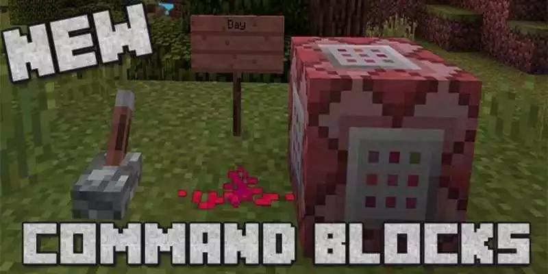 Play MOD Working Command Blocks for McPE