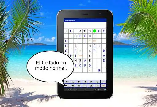 Play Mojidoku Free - Sudoku Letters as an online game Mojidoku Free - Sudoku Letters with UptoPlay