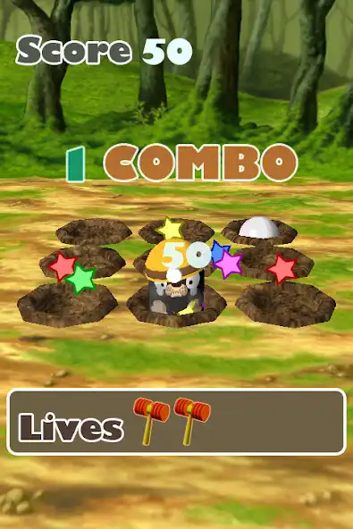 Play Mole Attack 3D as an online game Mole Attack 3D with UptoPlay