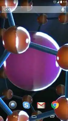 Play Molecule Live Wallpaper