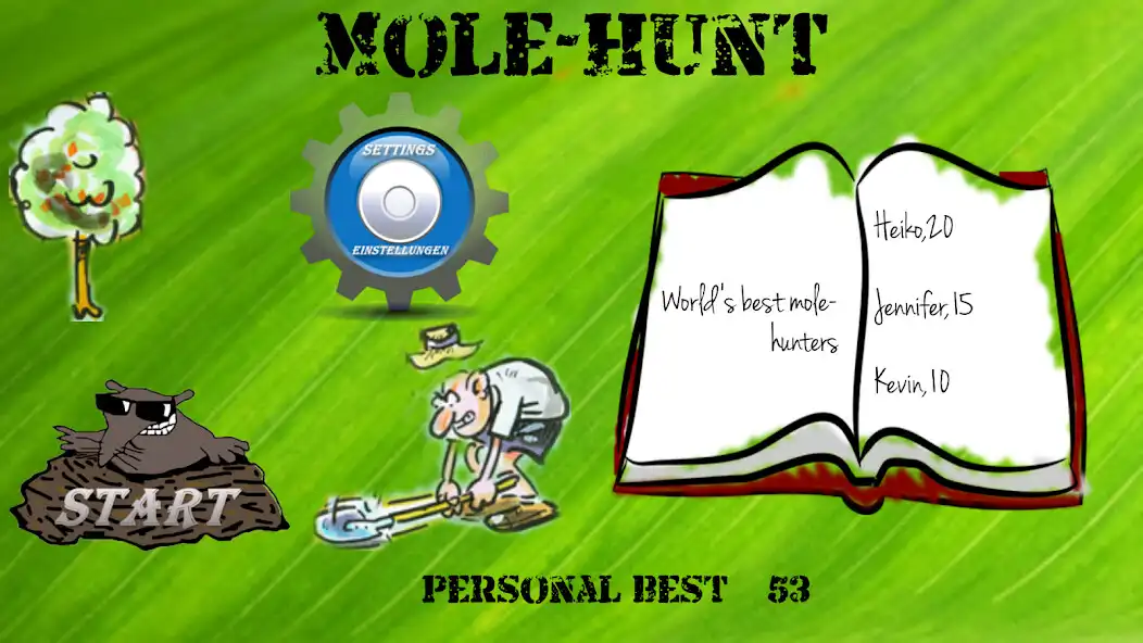 Play Mole Hunt as an online game Mole Hunt with UptoPlay
