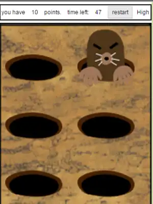 Play Moles in Holes Play Moles in Holes