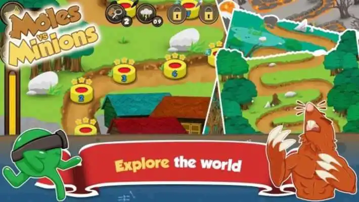 Play Moles vs Minions: Whack-a-mole