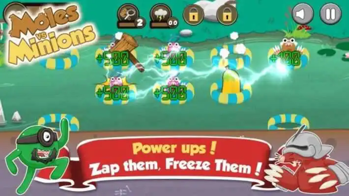 Play Moles vs Minions: Whack-a-mole