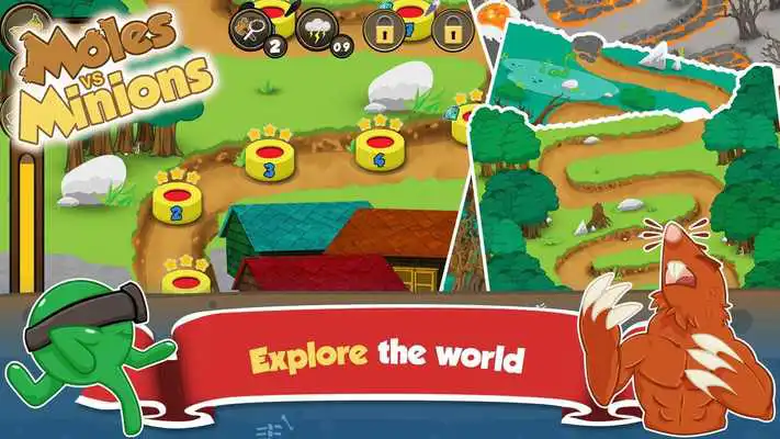 Play Moles vs Minions: Whack-a-mole
