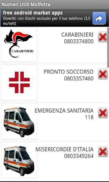 Play Molfettas usefull phone Num.  and enjoy Molfettas usefull phone Num. with UptoPlay