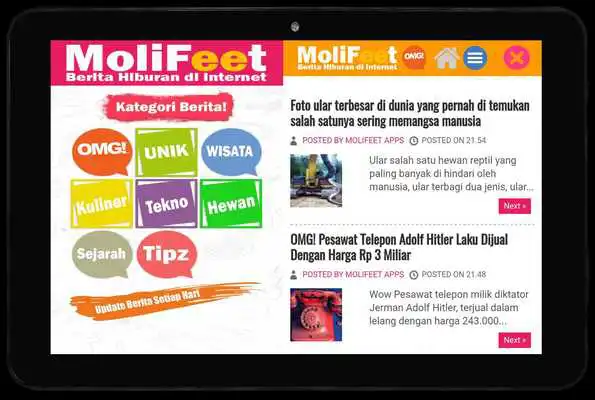 Play Molifeet - Berita Hiburan