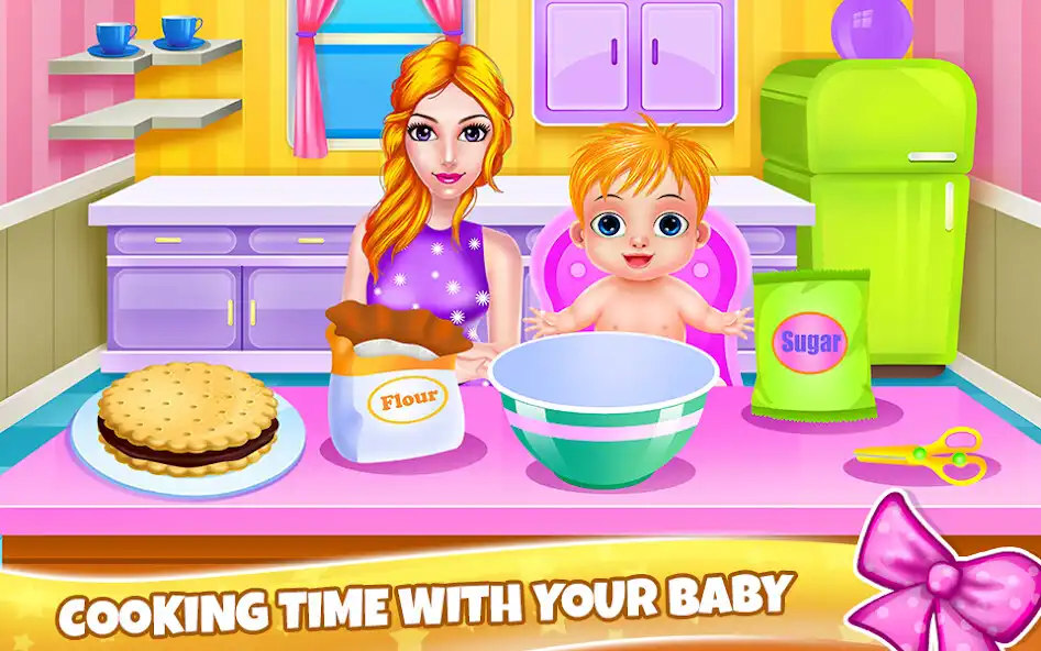 Play Mommy and Little Baby Day as an online game Mommy and Little Baby Day with UptoPlay