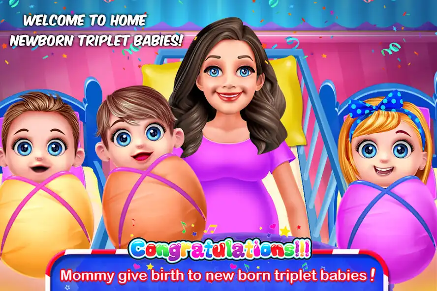 Play Mommy Birth Triplet Babies Learn Daily Professions  and enjoy Mommy Birth Triplet Babies Learn Daily Professions with UptoPlay