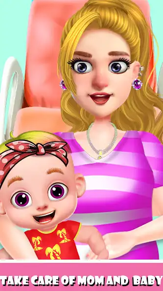 Play Mommy give birth a baby games as an online game Mommy give birth a baby games with UptoPlay