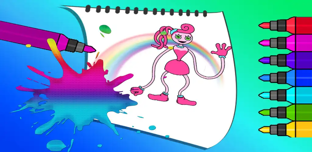 Play mommy long leges - Coloring  and enjoy mommy long leges - Coloring with UptoPlay