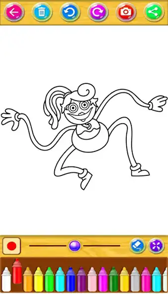 Play Mommy Long Legs Coloring Books as an online game Mommy Long Legs Coloring Books with UptoPlay