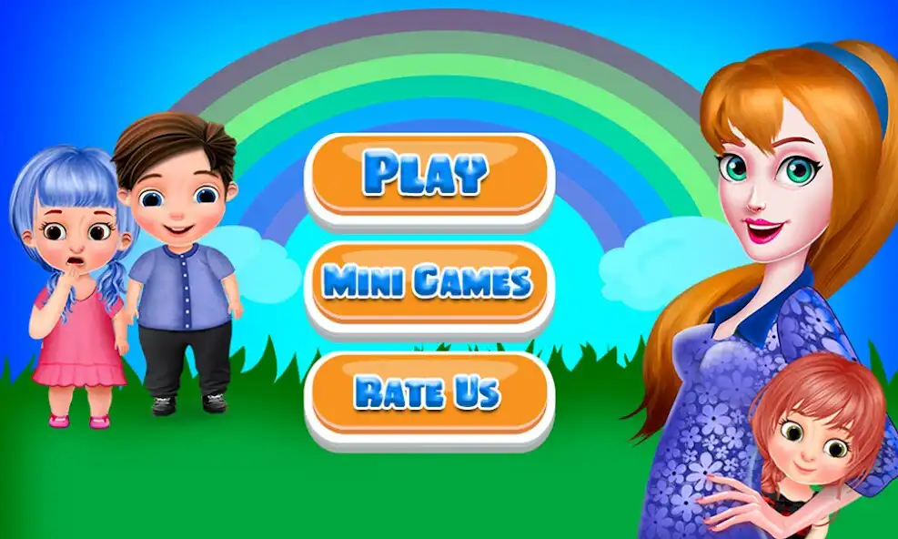 Play Mommy Newborn Baby Grown - Preschool Learning Game  and enjoy Mommy Newborn Baby Grown - Preschool Learning Game with UptoPlay