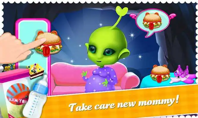Play Mommys Cute Newborn Alien Baby