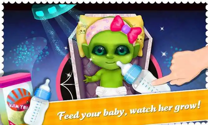 Play Mommys Cute Newborn Alien Baby