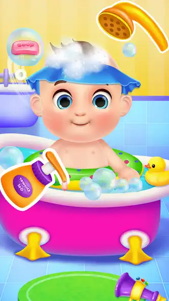 Play Mom newborn babysitter care  and enjoy Mom newborn babysitter care with UptoPlay
