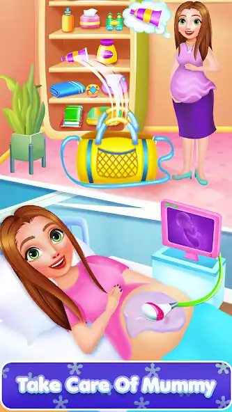 Play Mom newborn babysitter care as an online game Mom newborn babysitter care with UptoPlay