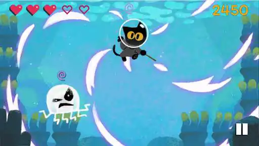 Play Momo Cat Halloween - Sea Magic  and enjoy Momo Cat Halloween - Sea Magic with UptoPlay