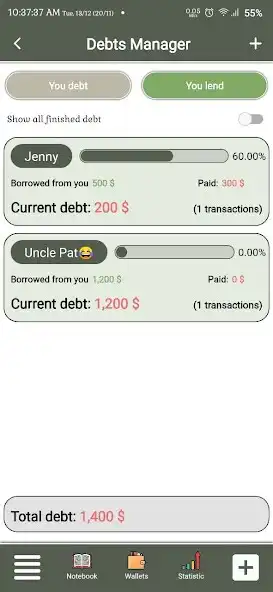 Play Momoni: Expense Manager as an online game Momoni: Expense Manager with UptoPlay