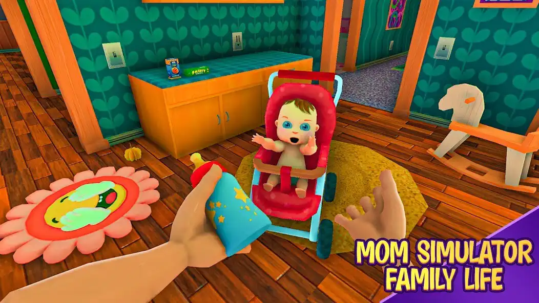 Play Mom Simulator Happy Home 3d as an online game Mom Simulator Happy Home 3d with UptoPlay