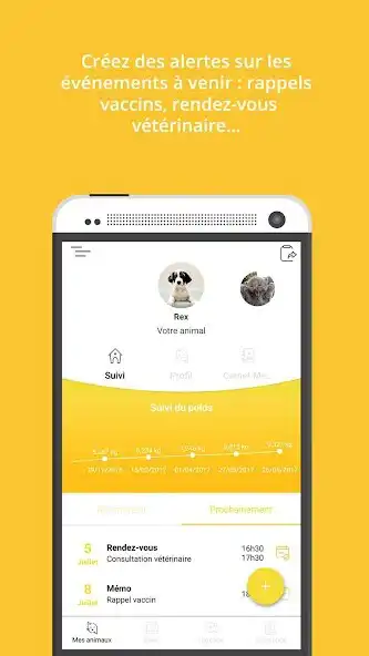 Play Mon Compagnon, Carnet de santé animal de compagnie  and enjoy Mon Compagnon, Carnet de santé animal de compagnie with UptoPlay