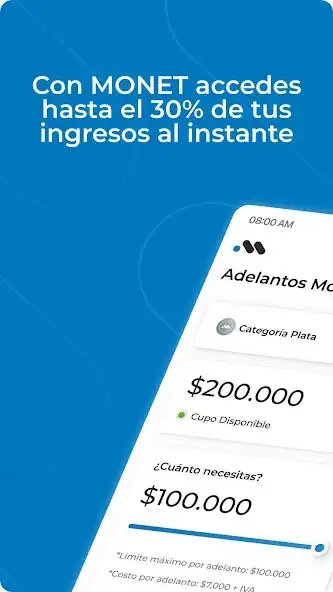 Play Monet - Tu dinero al instante as an online game Monet - Tu dinero al instante with UptoPlay