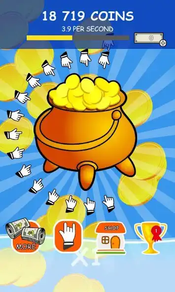 Play Money Clicker - Cash Simulator as an online game Money Clicker - Cash Simulator with UptoPlay