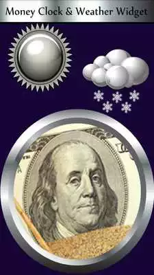 Play Money Clock  Weather Widget