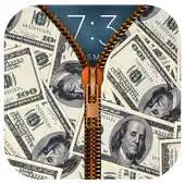 Free play online Money Dollar Zipper LockScreen APK