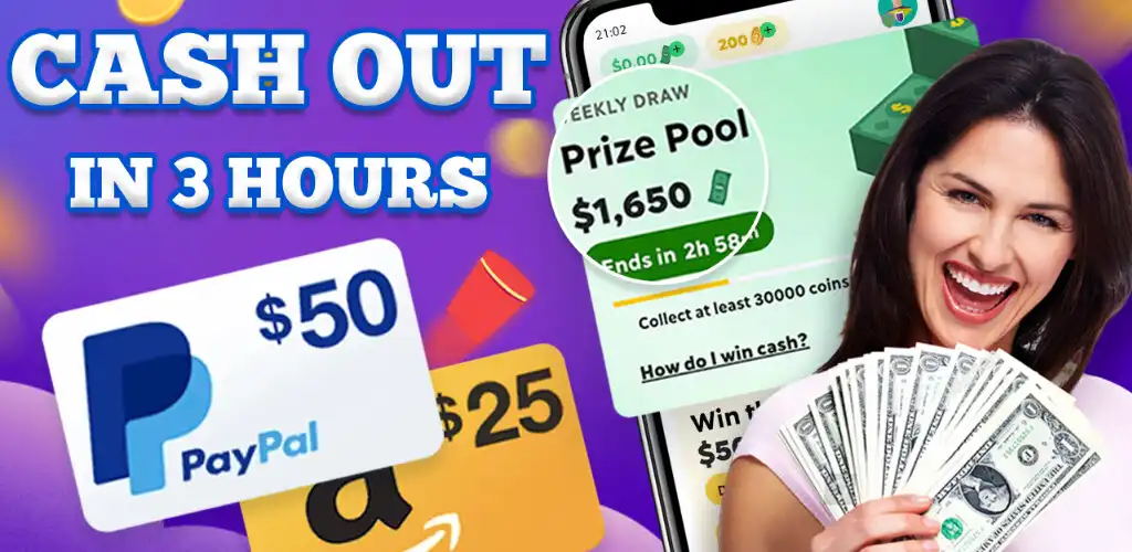 Play Money Fast:Earn Cash  Rewards  and enjoy Money Fast:Earn Cash  Rewards with UptoPlay