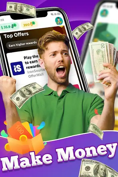Play Money Fast:Earn Cash  Rewards as an online game Money Fast:Earn Cash  Rewards with UptoPlay