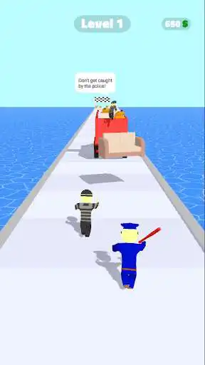 Play Moneyheist Run 3d as an online game Moneyheist Run 3d with UptoPlay