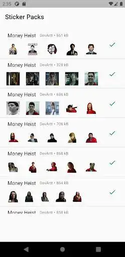 Play Money Heist Stickers  and enjoy Money Heist Stickers with UptoPlay