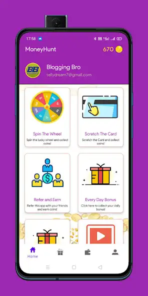 Play MoneyHunt : Self Earning App as an online game MoneyHunt : Self Earning App with UptoPlay