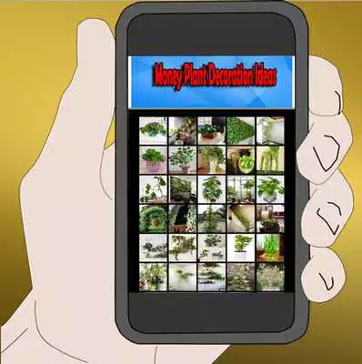 Play money plant decoration ideas