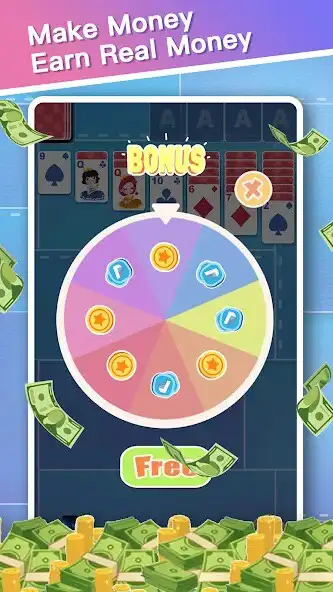 Play Money Solitaire:Money Games as an online game Money Solitaire:Money Games with UptoPlay