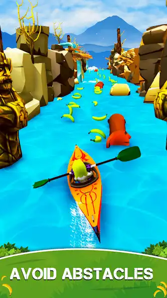 Play Monkey Boat game Endless Run as an online game Monkey Boat game Endless Run with UptoPlay