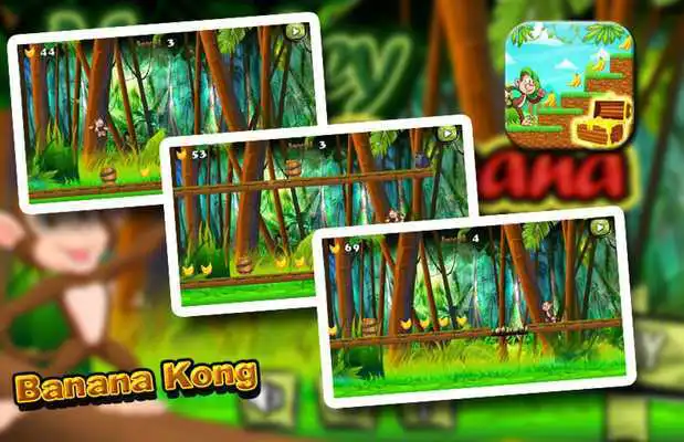 Play Monkey chilis Banana kong Run