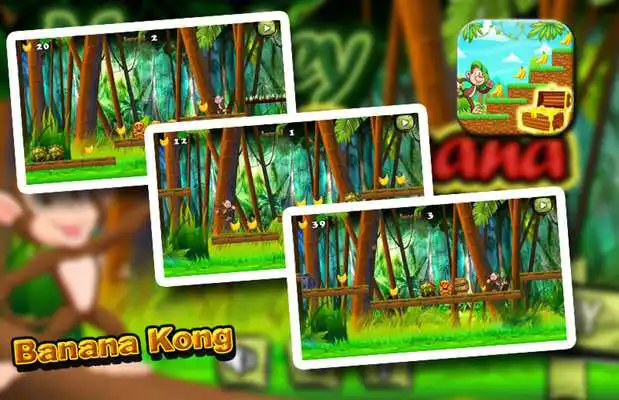 Play Monkey chilis Banana kong Run