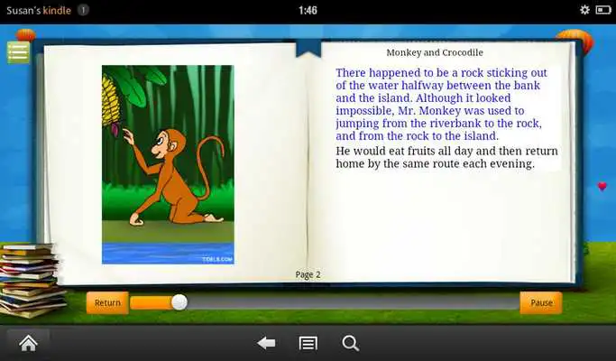 Play Monkey  Crocodile -Kids Story