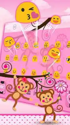 Play Monkey Cute Keyboard Theme