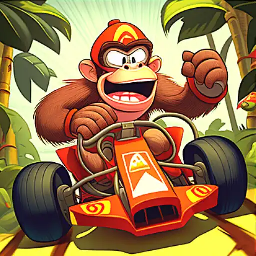 Play Monkey Jungle Kart Race games APK