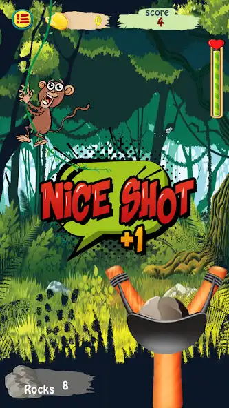 Play Monkey Master Slingshot: The monkey Game as an online game Monkey Master Slingshot: The monkey Game with UptoPlay