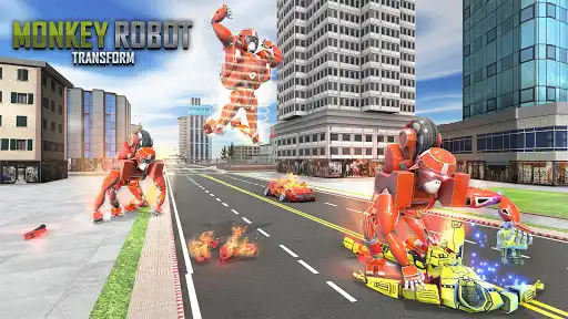 Play Monkey Robot Bike Transforming  and enjoy Monkey Robot Bike Transforming with UptoPlay