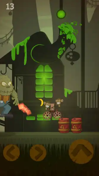 Play Monkeys VS Zombies as an online game Monkeys VS Zombies with UptoPlay