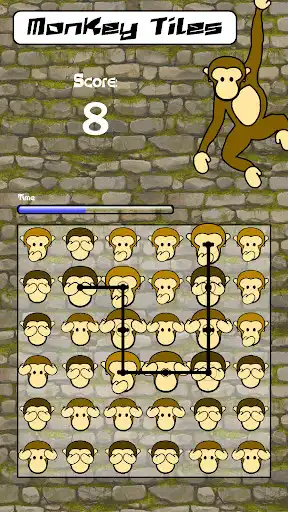 Play Monkey Tiles as an online game Monkey Tiles with UptoPlay