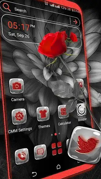 Play Monochrome Flower Launcher Theme  and enjoy Monochrome Flower Launcher Theme with UptoPlay