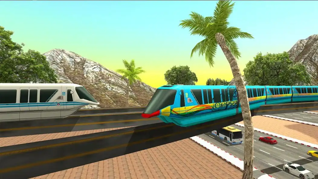 Play Monorail Simulator 3D as an online game Monorail Simulator 3D with UptoPlay