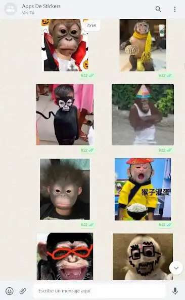 Play Monos Stickers Animados as an online game Monos Stickers Animados with UptoPlay