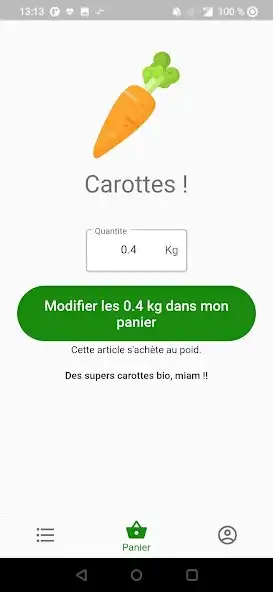 Play Mon panier de légumes as an online game Mon panier de légumes with UptoPlay